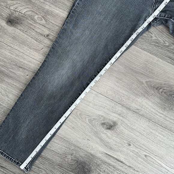 MADEWELL The Perfect Vintage Crop Jeans Size 28 Gray Wash Mom Jeans 90s Retro - Picture 10 of 11